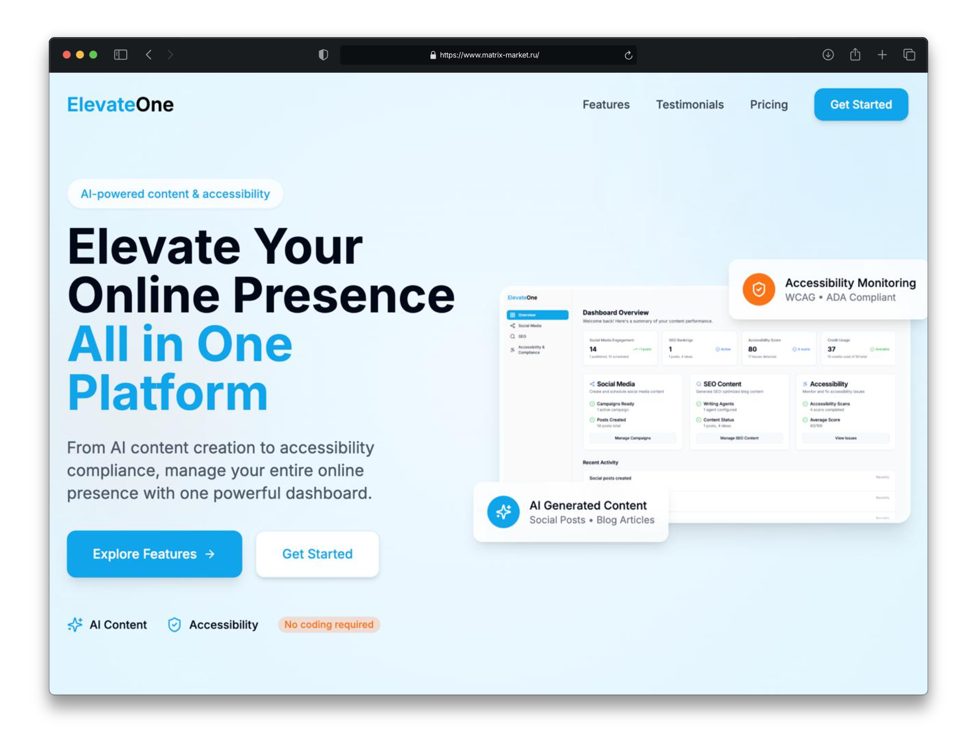 Elevate app